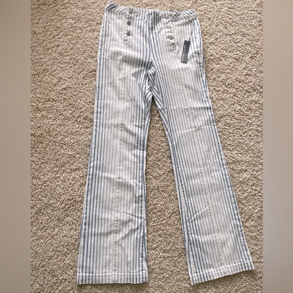 Women’s Striped Flare Pant - Picture 1 of 8
